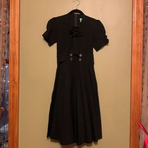 POCKETS! Black pinup dress